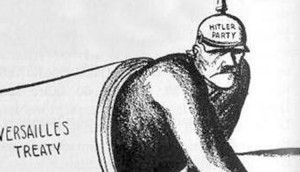 treat of Versailles cartoon