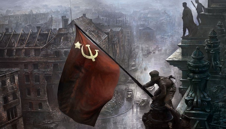 Soviet flag over Berlin