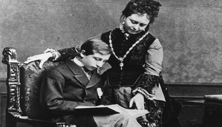 Kaiser Wilhelm II and mother