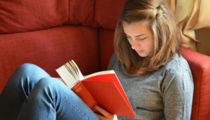 Girl reading
