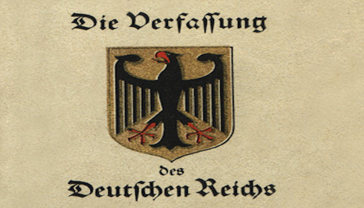 Weimar constitution