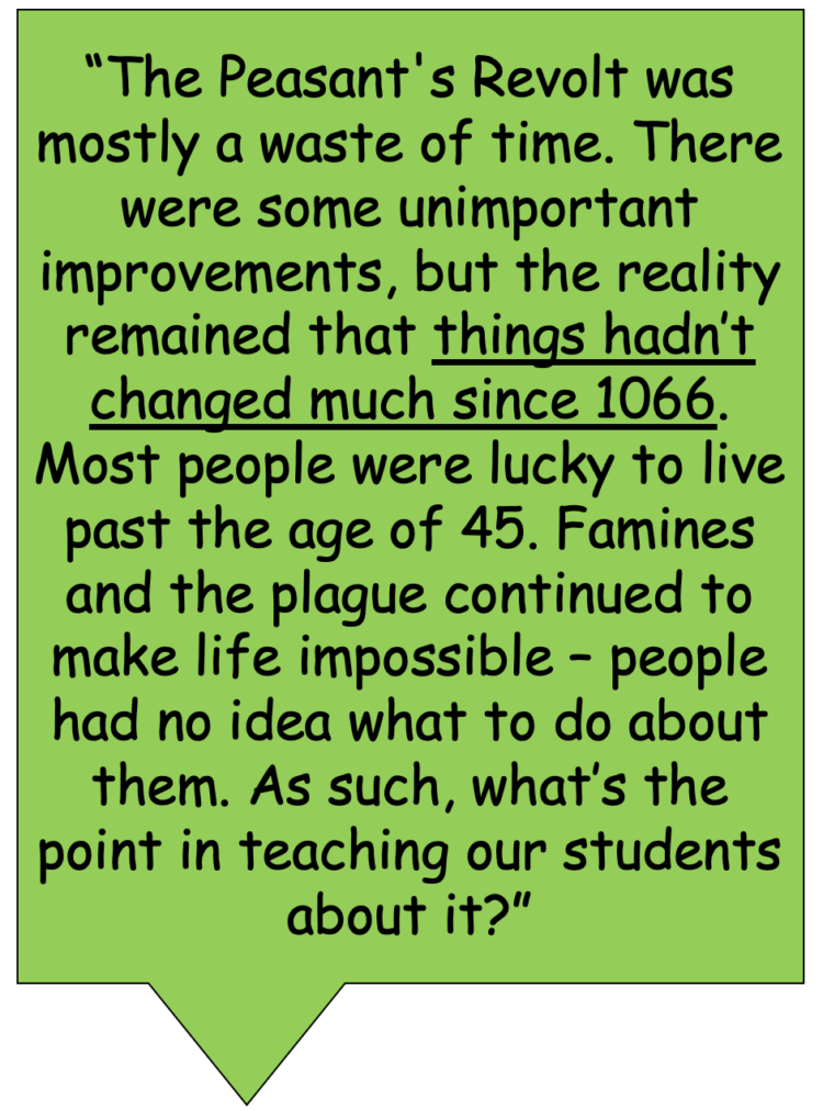 What were the consequences of the Peasants Revolt? History Resource